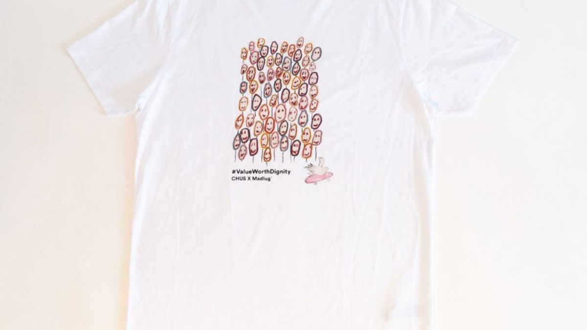 New t-shirt launched in collaboration with CHUS