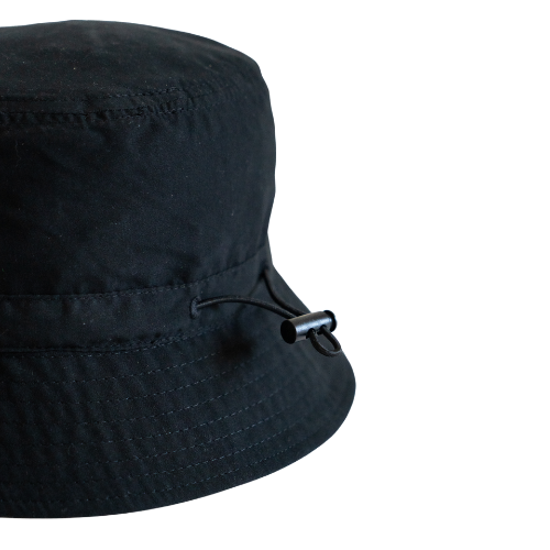 Black Bucket Hat.