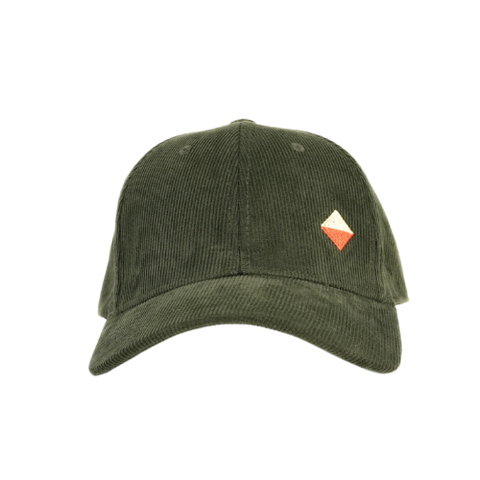 Forest Green Organic Corduroy Cap