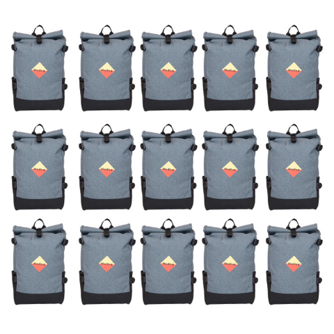 15 X Grey Urban Roll-Top Bundle