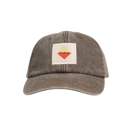 Brown Vintage Dad Cap Diamond.