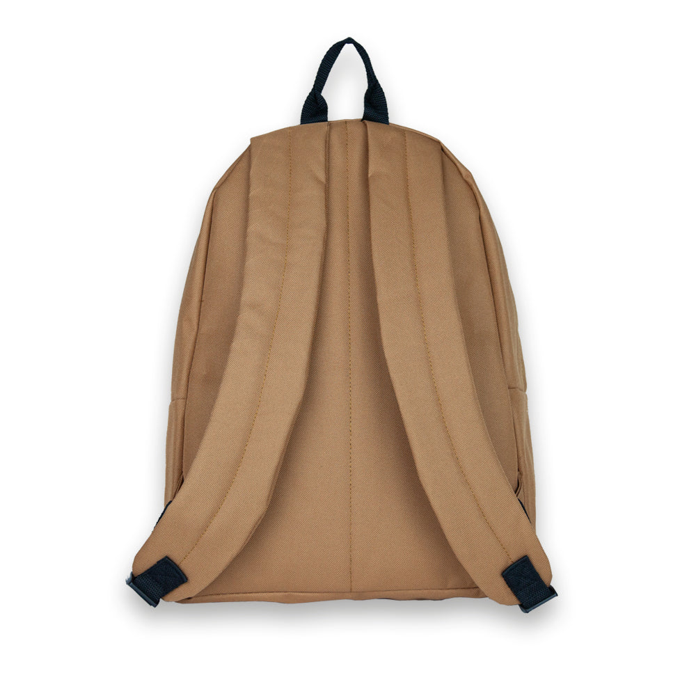 Caramel Classic Backpack. Back view.