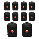 10 X Black Tech Backpack Bundle.