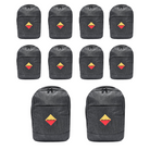 10 X Grey Tech Backpack Bundle.