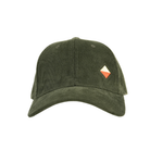 Forest Green Organic Corduroy Cap.