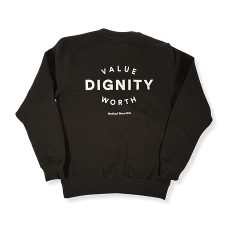 Black Madlugger Statement Sweatshirt