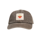 Brown Vintage Dad Cap Diamond.