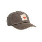 Brown Vintage Dad Cap Diamond.