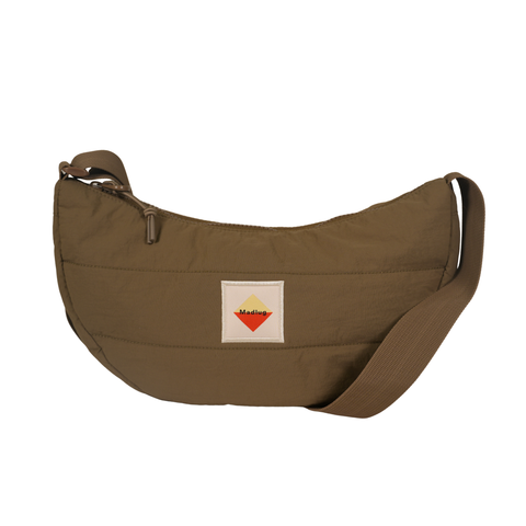 Green Quilted Sling Bag