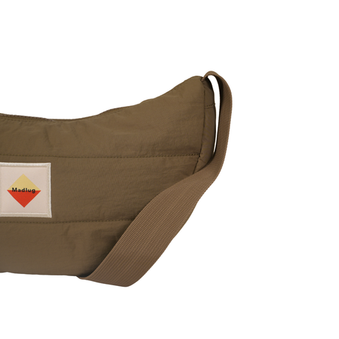Green Quilted Sling Bag