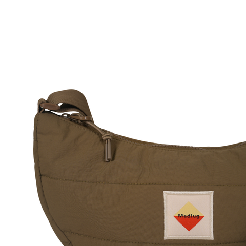 Green Quilted Sling Bag
