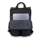 Black Laptop Roll-Top. Interior view.