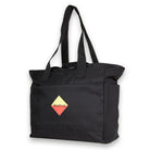 Black Big Tote (16 Inch) Bundle. Three-quarter view.