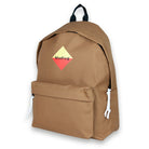 Caramel Classic Backpack. Three-quarter view.