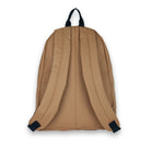 Caramel Classic Backpack. Back view.