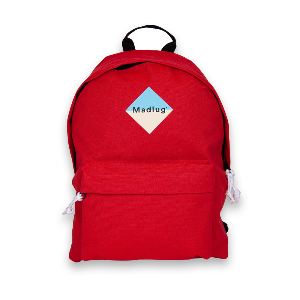 Madlug Classic Backpack in Red.