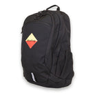 Black Everyday Laptop Backpack. Three-quarter view.