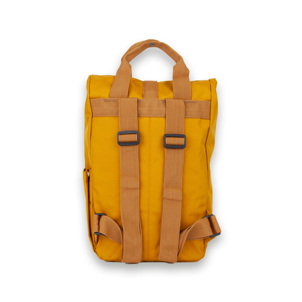 Mustard Mini Roll-Top. Back view.