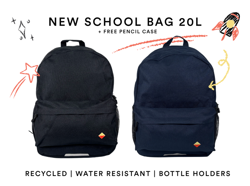 MAKE A <br> DIFFERENCE<br>SCHOOL BAG