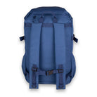 Midnight Blue Outbound Backpack. Back view.