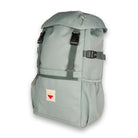 Mist Green Outbound Backpack. Three-quarter view.
