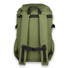 Moss Green Outbound Backpack. Back view.