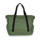 Moss Green Outbound Tote. Back view.