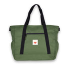 Moss Green Outbound Tote. Front view.