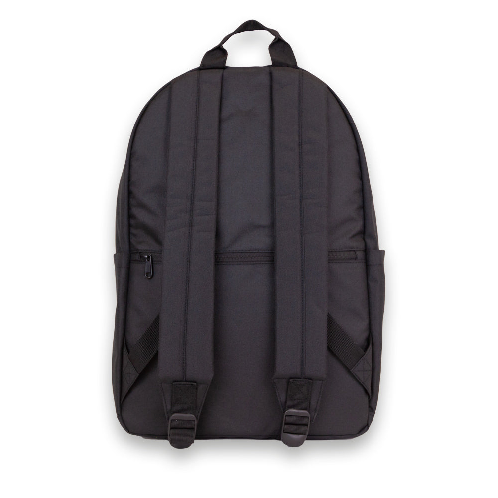 Black Premium 20L Backpack. Back view.
