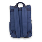 Navy Laptop Roll-Top. Back view.
