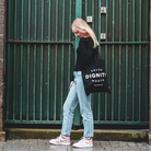 Black Madlugger Statement Tote.