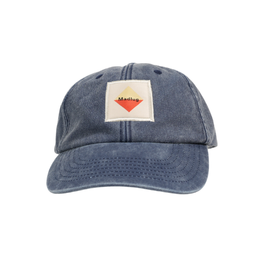 Denim Blue Vintage Dad Cap Diamond.