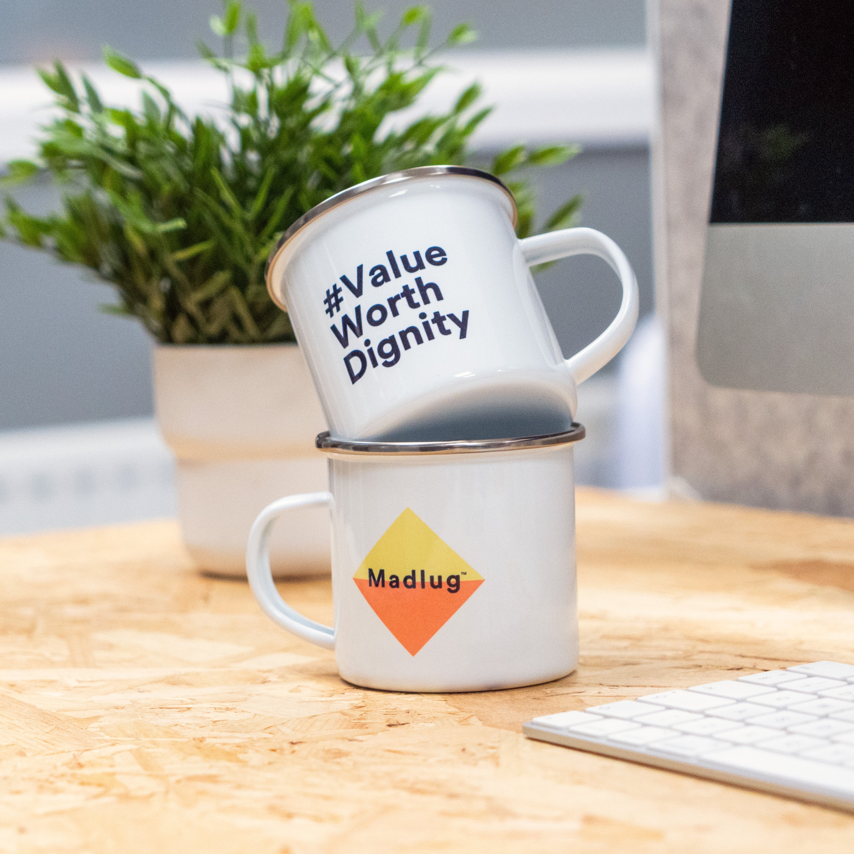 Enamel Mug.